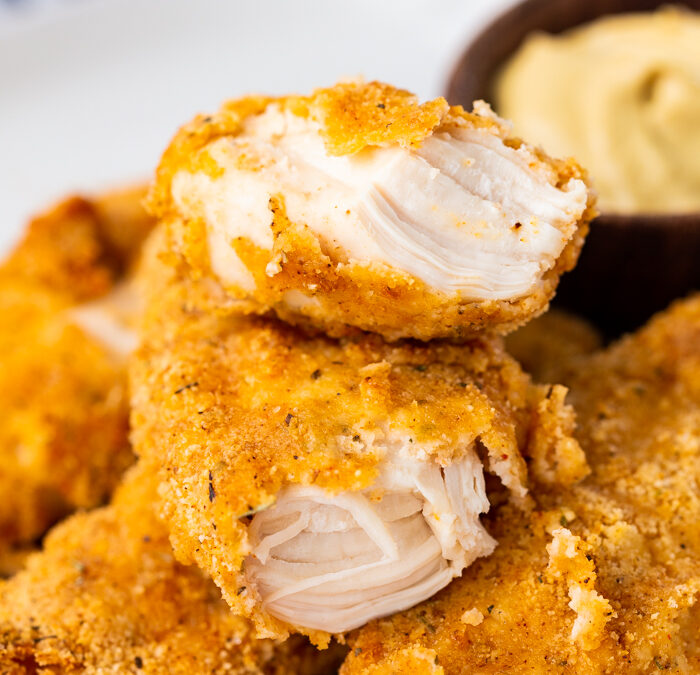 KETO SOUTHERN AIR FRIED CHICKEN FINGERS